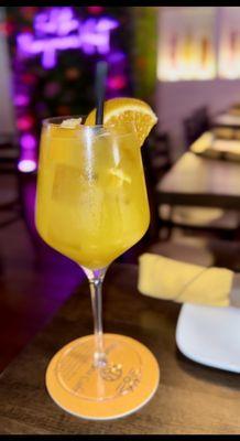 Passion fruit sangria