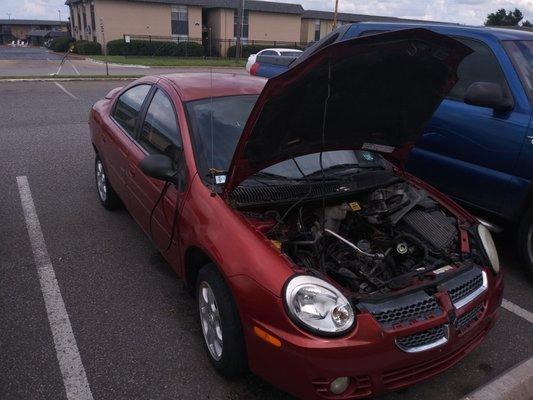 Dodge Neon Blown Head Gasket and Busted Piston