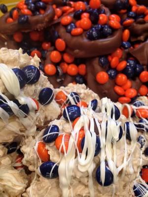 Go Broncos! Superbowl treats.