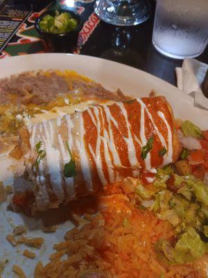 Steak chimichanga. Excellent. Delish.