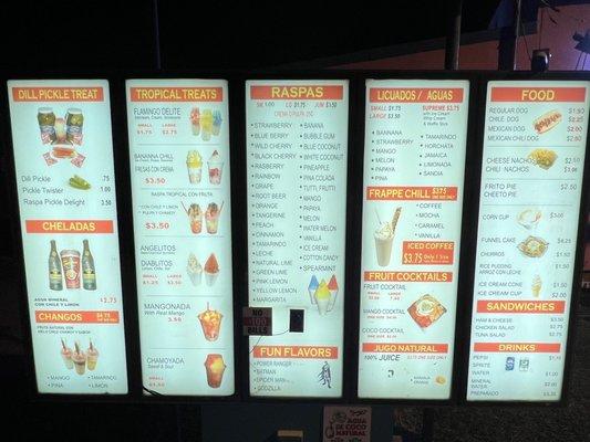 Menu @ Drive Thru