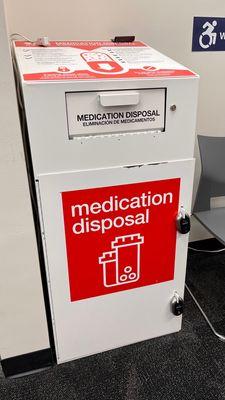 Thankful for this box! Keeps medications out of trash and landfills.