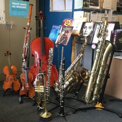 Some of the available instruments