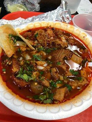 Homemade menudo Sat Sun