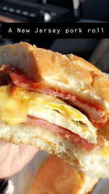 Pork Porkroll, Egg & Cheese