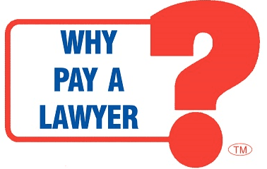 Why Pay A Lawyer? are full service legal document preparers: divorce, probate, incorporation, trusts and more.