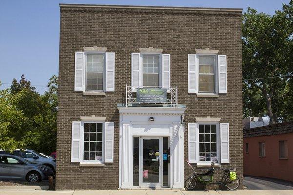 Storefront at 25 S. Huron St, downtown Ypsilanti, 48197