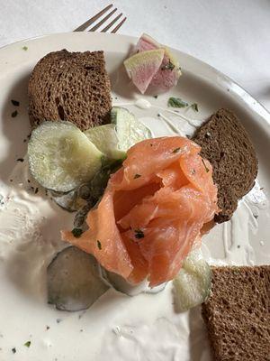 Smoked Salmon Tartine