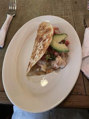 Shrimp quesadilla