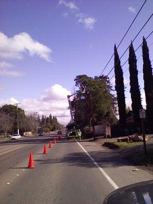 County of Sacramento Street project
 Marconi Blvd at Garfield Ave