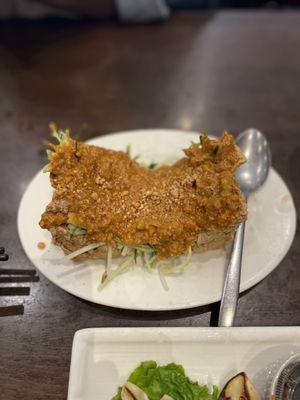 Vegetarian Satay Tofu