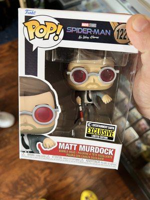 Matt Murdock Funko in stock and just in time before the Dallas Convention. Get yours today and get it autographed.