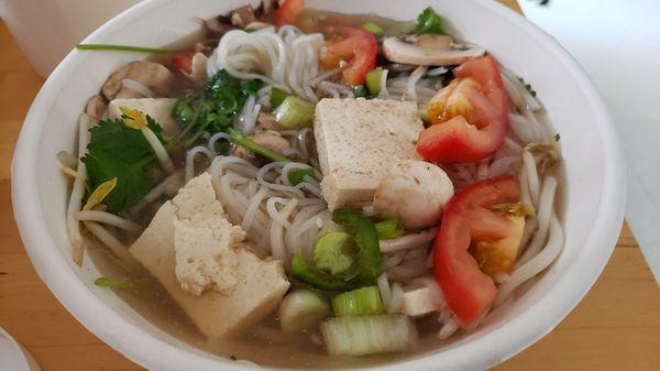 Vegan pho ($11.49). Bland.