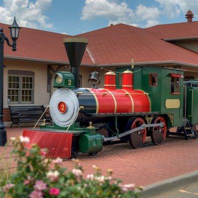 Dental Depot has play steam trains at all of its locations.