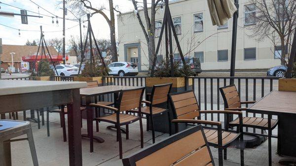 Outdoor seating