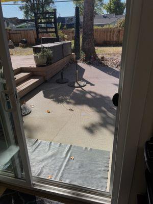 Sliding screen door that is now lockable and heavy duty cat proof