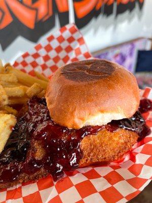 The Peanut Butter & Jelly Chicken Sandwich