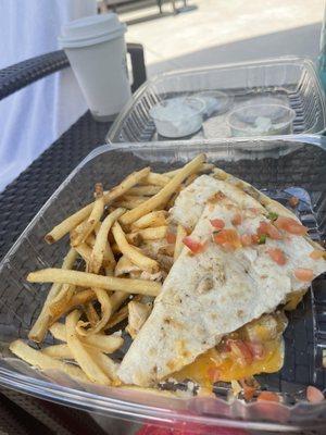 Smokey Chicken Quesadilla.