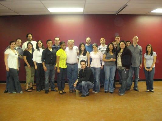 Beginner Salsa class with Social Spanish members