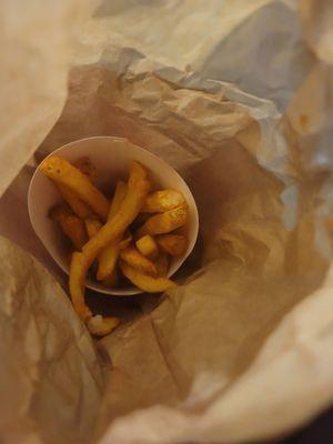 Small fry in bag