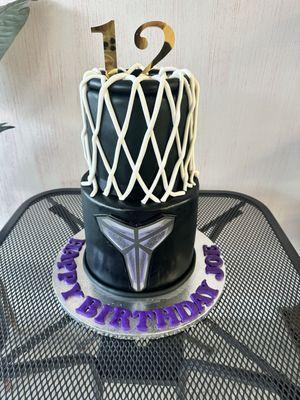 Birthday Cake-"Mamba" Kobe Theme