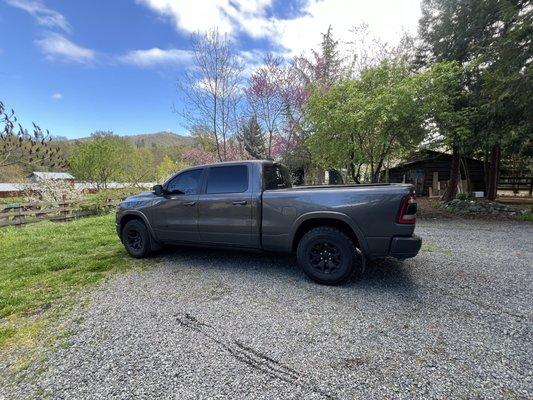 My truck with the tint