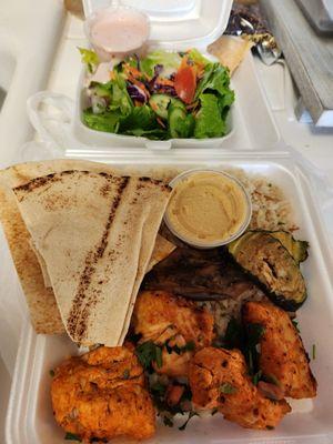 Chicken Kabob Plate