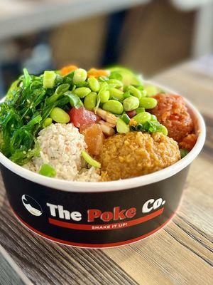 Large Poke Bowl (4 Scoops)