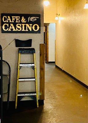 cafe & casino on site..