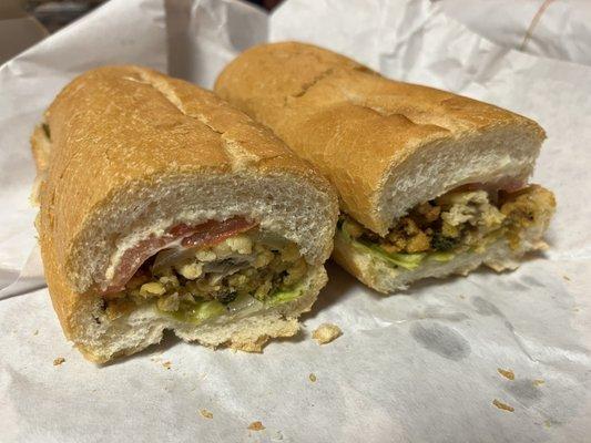 12" Oyster poboy. It was simply amazing!