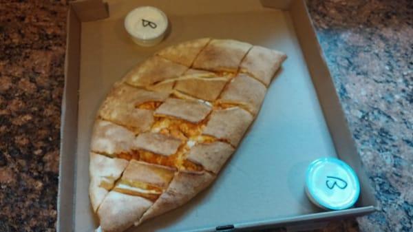 Large Buffalo Chicken Calzone. $14