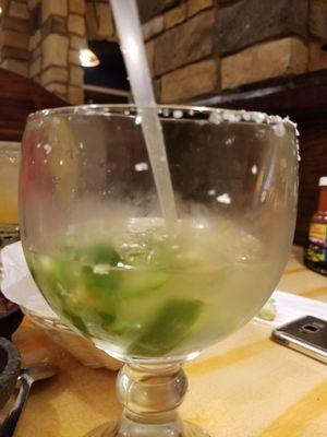 Jalapeno Margarita my favorite drink here