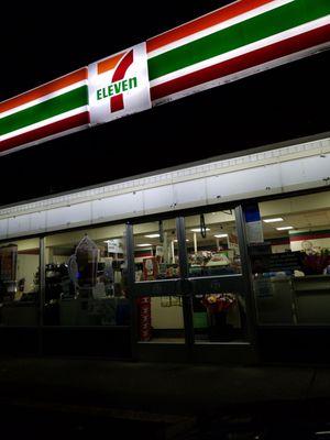 Parking lot view #7eleven