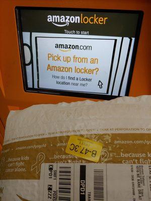 They have Amazon locker now...