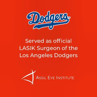 AEI Served as official LASIK Surgeon of the Los Angeles Dodgers.