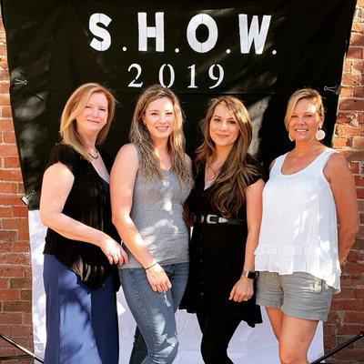 Some of our salon family attending Prescott's first hair s.h.o.w.