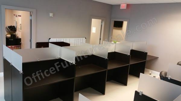 Custom 42"W Call Center Cubicles