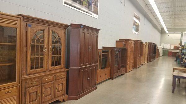 Entertainment centers, China cabinets,