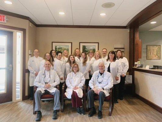 The 2023 Gerber Dental staff photo. It's great to see all the smiling faces!