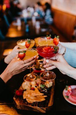 Have some cocktails with your friends!