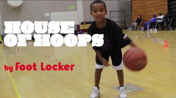 Web commercial for Footlocker's introduction of the House of Hoops in Sacramento CA