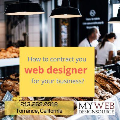 How to contract your web designer for your business? Call us to get more exposure online!