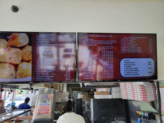 one side menu