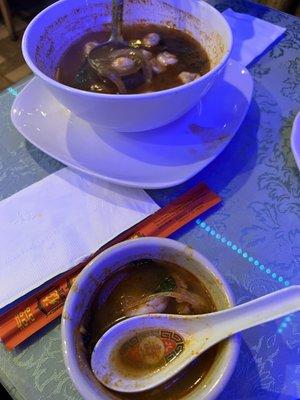 Tom Yum Soup (large) feeds two people