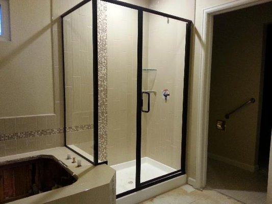 Semi-Frameless Shower Enclosure