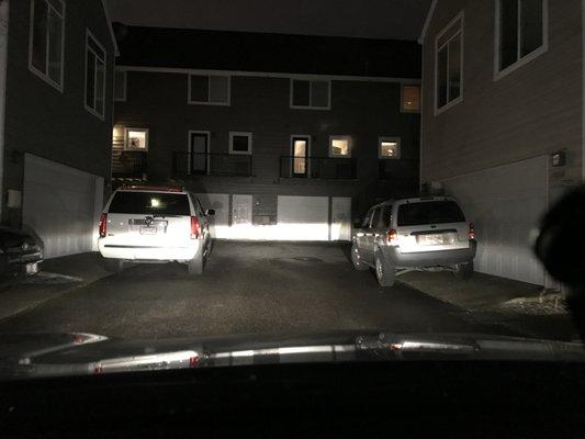 2 carts parked in front of there garage all night. HOA did nothing. Only HOA is allowed to call towing truck.