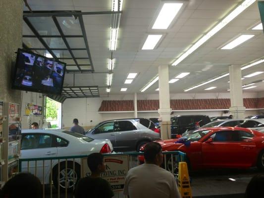 Excellent car washes here! Love that they have cameras to track your car through the wash