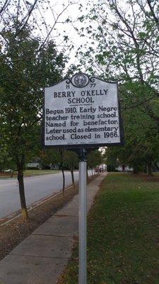 Berry O’Kelly School Historical Marker, Raleigh NC