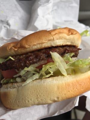 A classic small town, drive up restaurant. Burgers, fries and ice cream. Two thumbs up if that's the type of food you're looking for.