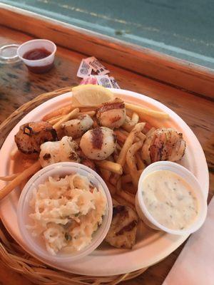 Grilled Shrimp and scallops